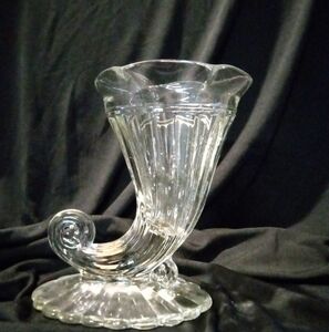 Cornucopia Vase Clear